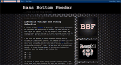 Desktop Screenshot of bassbottomfeeder.com