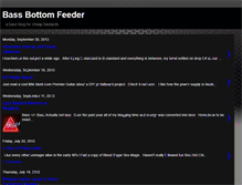 Tablet Screenshot of bassbottomfeeder.com